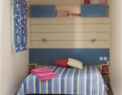 Master bedroom mobile home Matelot campsite Les Embruns Camoel between Arzal, La Roche Bernard and Pénestin south Morbihan
